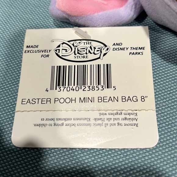 3/$25 Easter Pooh mini beanbag 8" The Disney store - Picture 3 of 6
